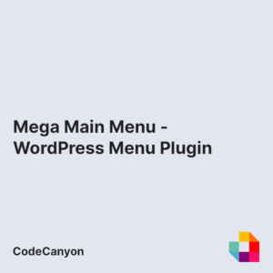 Mega Main Menu - WordPress Menu Plugin