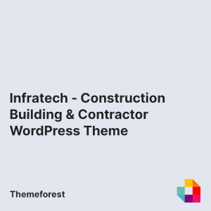 Infratech - Construction Building & Contractor WordPress Theme