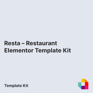 Resta – Restaurant Elementor Template Kit