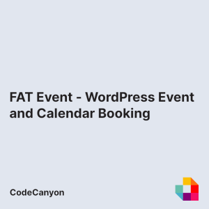 FAT Event - WordPress Event and Calendar Booking