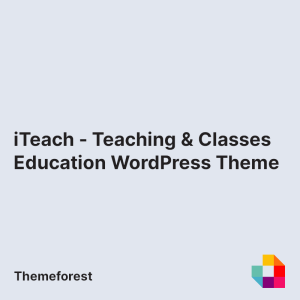 iTeach - Teaching & Classes Education WordPress Theme