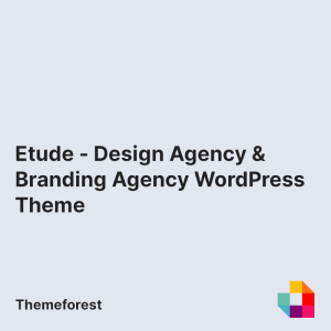 Etude - Design Agency & Branding Agency WordPress Theme