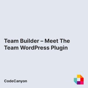 Team Builder - Meet The Team WordPress Plugin