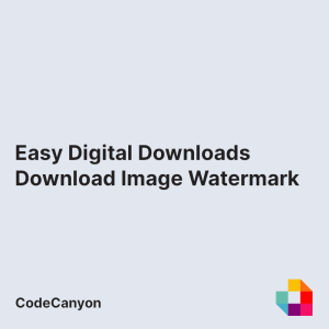 Easy Digital Downloads Download Image Watermark