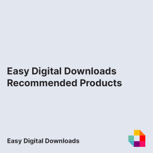 Easy Digital Downloads Recommended Products