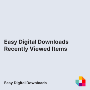 Easy Digital Downloads Recently Viewed Items