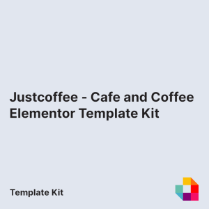 Justcoffee - Cafe and Coffee Elementor Template Kit