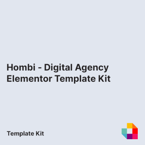 Hombi - Digital Agency Elementor Template Kit