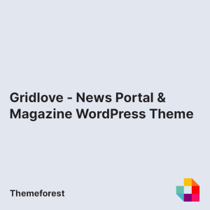 Gridlove - News Portal & Magazine WordPress Theme