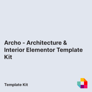 Archo - Architecture & Interior Elementor Template Kit