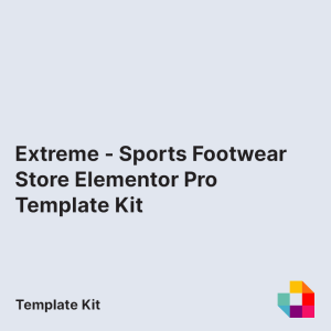 Extreme - Sports Footwear Store Elementor Pro Template Kit