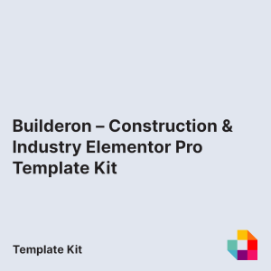 Builderon – Construction & Industry Elementor Pro Template Kit