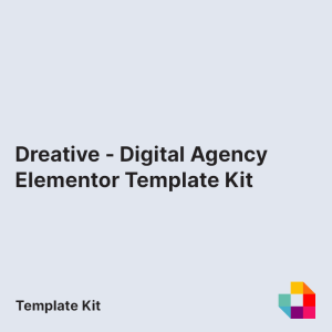 Dreative - Digital Agency Elementor Template Kit
