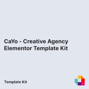 CaYo - Creative Agency Elementor Template Kit