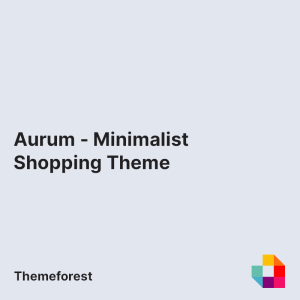 Aurum - Minimalist Shopping Theme