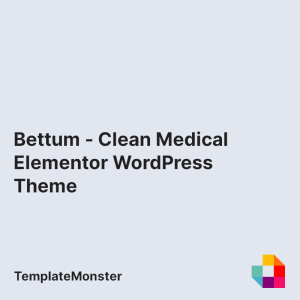Bettum - Clean Medical Elementor WordPress Theme