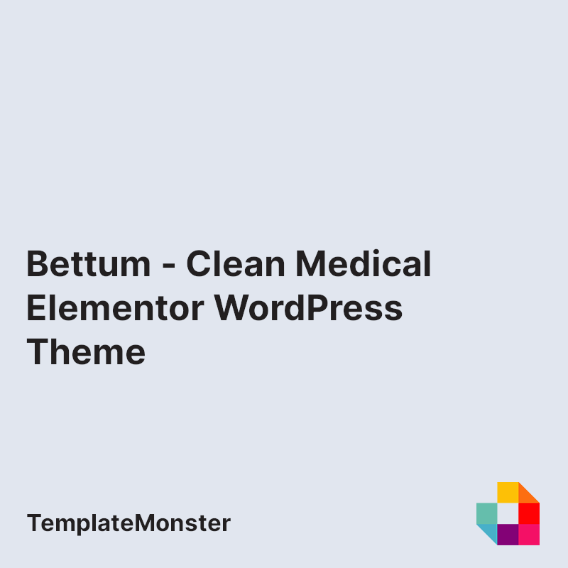 Bettum - Clean Medical Elementor WordPress Theme