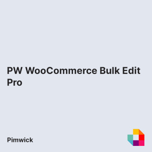PW WooCommerce Bulk Edit Pro