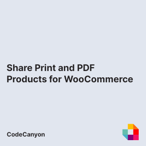 Share Print and PDF Products for WooCommerce