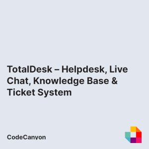 TotalDesk – Helpdesk, Live Chat, Knowledge Base & Ticket System