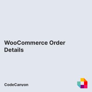 WooCommerce Order Details