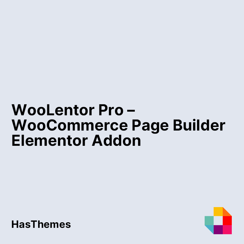 WooLentor Pro – WooCommerce Page Builder Elementor Addon