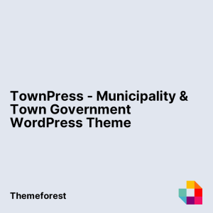 TownPress - Municipality & Town Government WordPress Theme