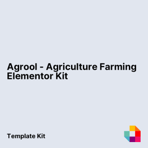 Agrool - Agriculture Farming Elementor Template Kit