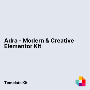 Adra - Modern & Creative Elementor Template Kit