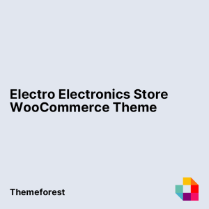 Electro Electronics Store WooCommerce Theme