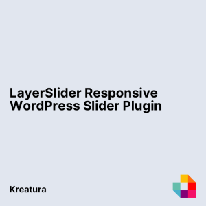 LayerSlider Responsive WordPress Slider Plugin