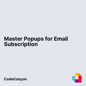Master Popups for Email Subscription