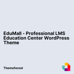 EduMall - Professional LMS Education Center WordPress Theme