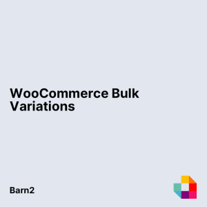 WooCommerce Bulk Variations