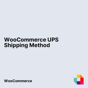 WooCommerce UPS Shipping Method