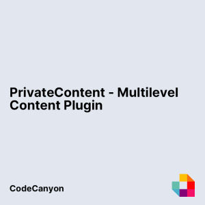 PrivateContent - Multilevel Content Plugin