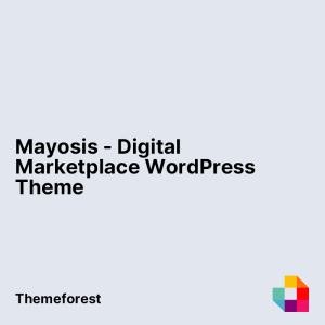 Mayosis - Digital Marketplace WordPress Theme