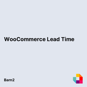 WooCommerce Lead Time