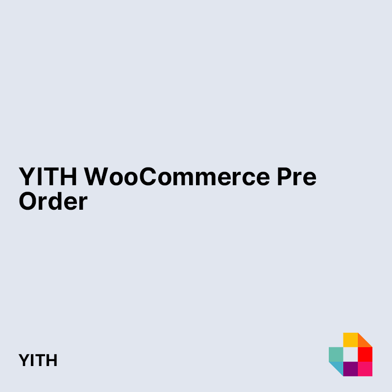 YITH WooCommerce Pre Order
