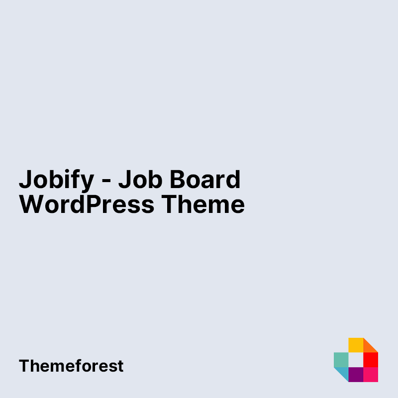 Jobify - Job Board WordPress Theme