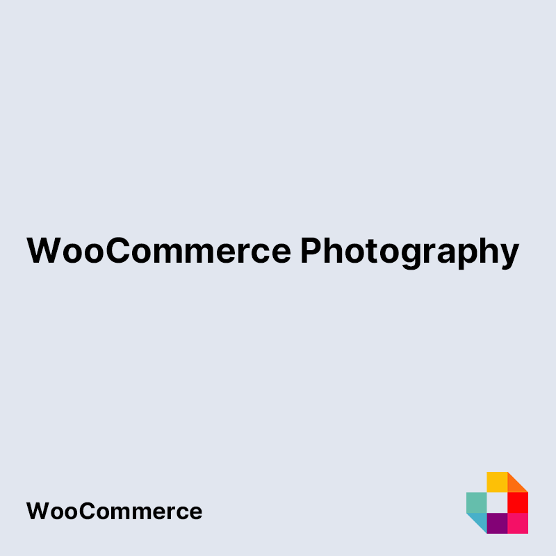 WooCommerce Photography