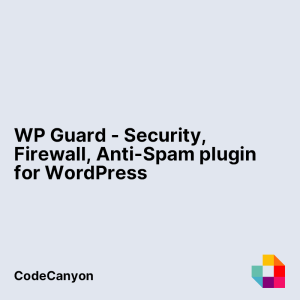 WP Guard - Security, Firewall, Anti-Spam plugin for WordPress