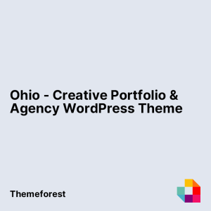 Ohio - Creative Portfolio & Agency WordPress Theme