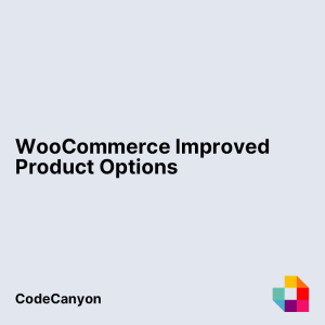 WooCommerce Improved Product Options