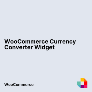 WooCommerce Currency Converter Widget