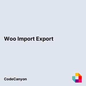 Woo Import Export