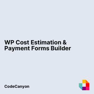 WP Cost Estimation & Payment Forms Builder