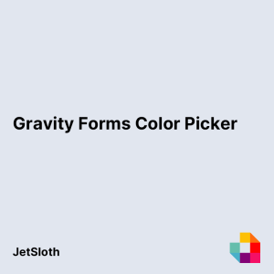 Gravity Forms Color Picker