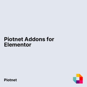 Piotnet Addons for Elementor
