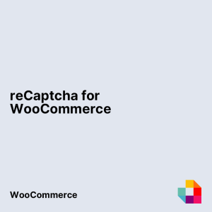 reCaptcha for WooCommerce